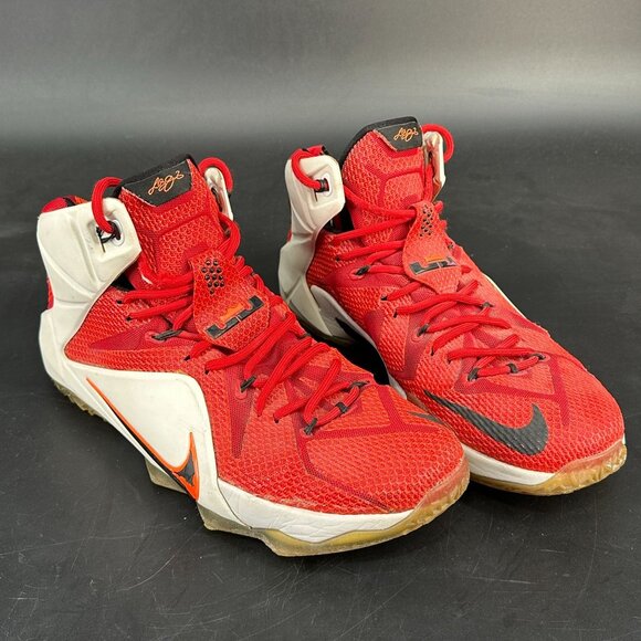 Nike LeBron Heart Of A Lion 2014 Size 12 Red White - Picture 1 of 11